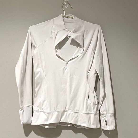 GUC Athleta athletic top white size medium - Picture 1 of 6